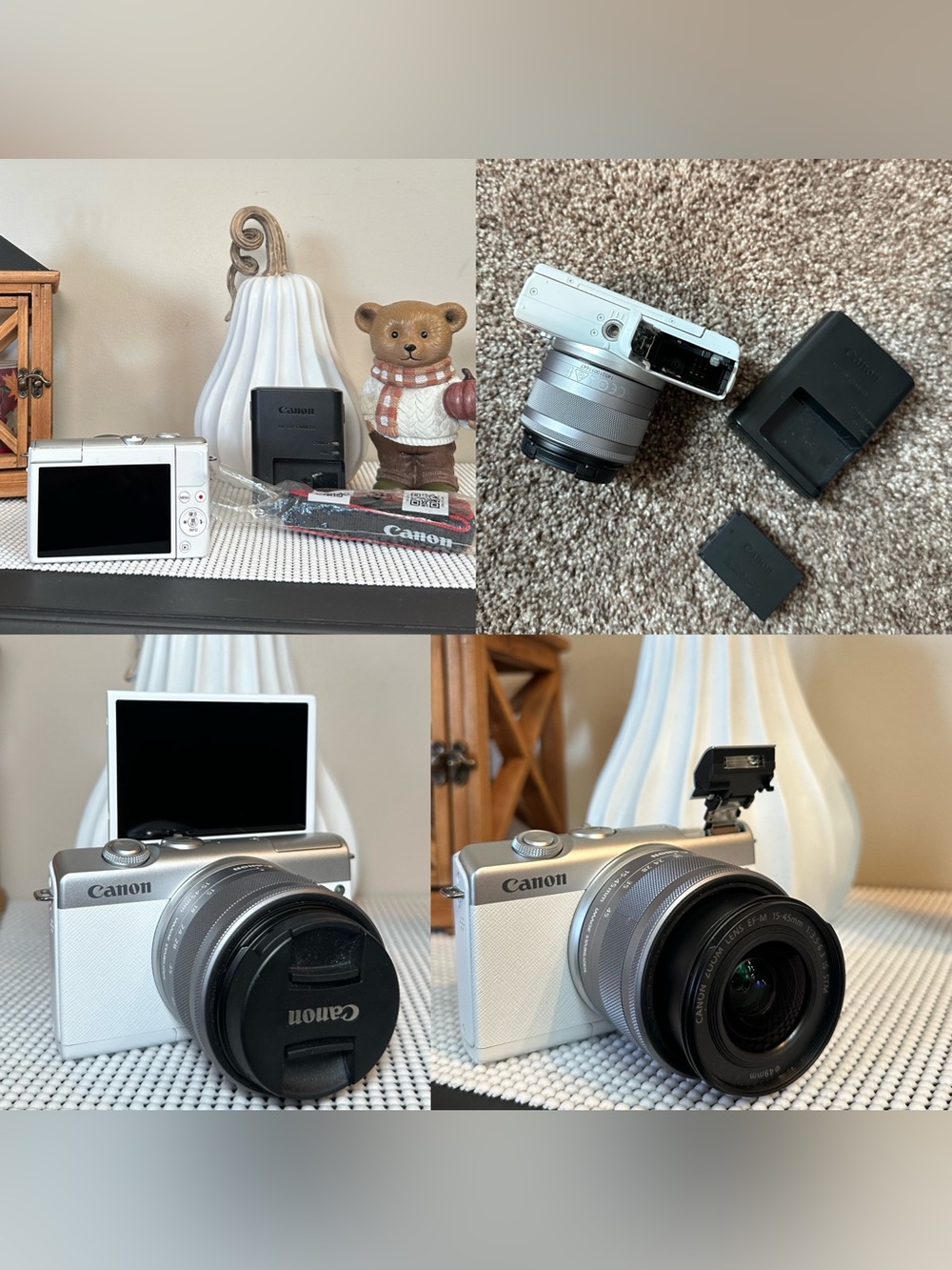 Canon M200 mirrorless camera 15-45mm 24.1MP - Picture 4 of 11
